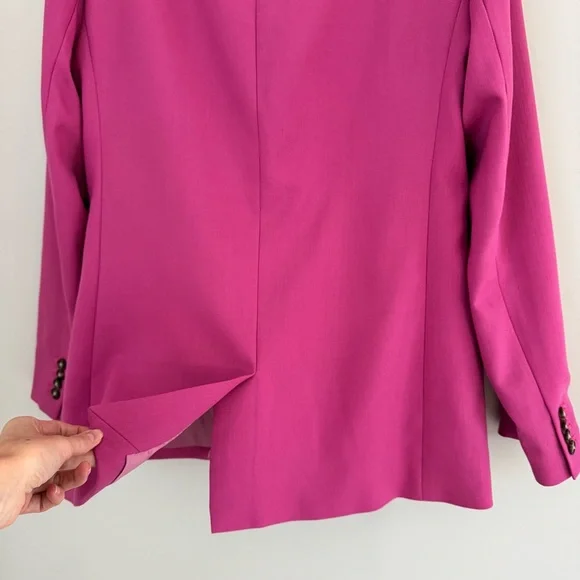J. Crew Willa Blazer Italian City Wool Blend Blazer Jacket Pink Size 10T